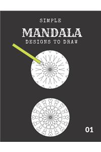 Simple MANDALA designs to draw