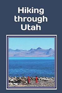 Hiking through Utah