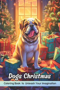 Dogs Christmas Coloring Book