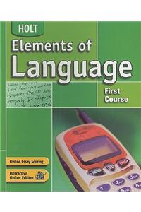 Elements of Language: Student Edition Grade 7 2004