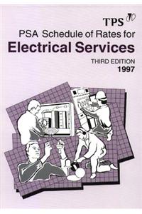 PSA schedule of rates for electrical services