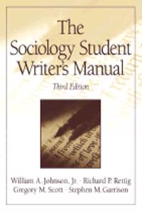 Sociology Student Writer's Manual