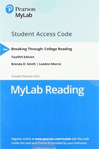 Mylab Reading with Pearson Etext -- Access Card -- For Breaking Through