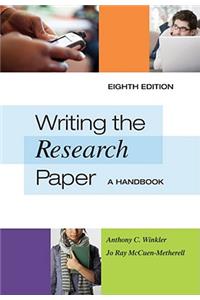 Writing the Research Paper: A Handbook