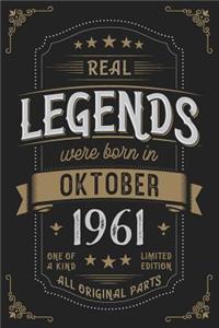 Real Legends were born in Oktober 1961