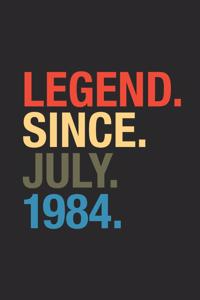 Legend Since July 1984