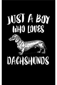 Just A Boy Who Loves Dachshund