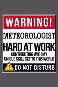 Warning Meteorologist Hard At Work