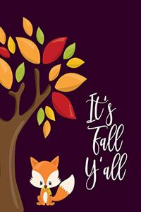It's Fall Y'all