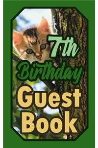 7th Birthday Guest Book