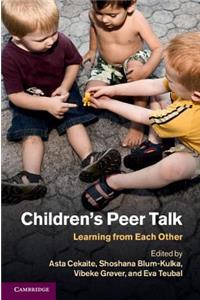 Children's Peer Talk