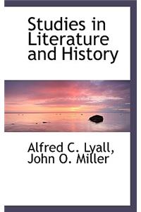 Studies in Literature and History