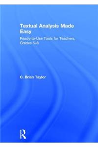 Textual Analysis Made Easy