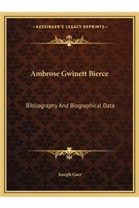 Ambrose Gwinett Bierce