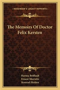 Memoirs of Doctor Felix Kersten