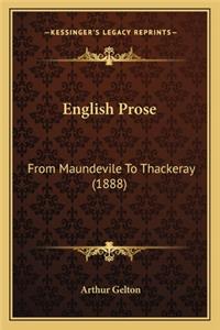 English Prose