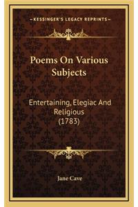 Poems on Various Subjects