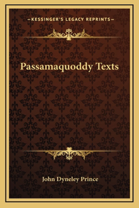Passamaquoddy Texts