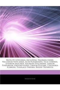 Articles on Biota of Lithuania, Including