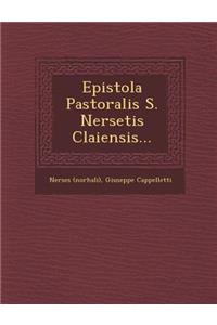 Epistola Pastoralis S. Nersetis Claiensis...