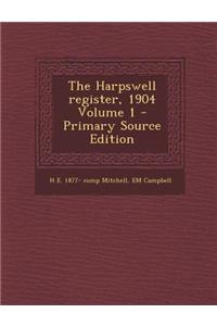 The Harpswell Register, 1904 Volume 1
