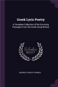 Greek Lyric Poetry