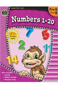 Ready-Set-Learn: Numbers 1-20 Prek-K