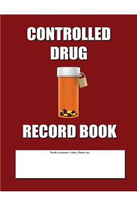Controlled Drug Record Book