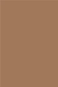 Journal Chamoisee Brown Color Simple Plain Brown