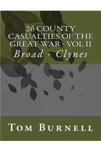 26 County Casualties of the Great War Volume II