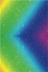 Rainbow Glitter Journal