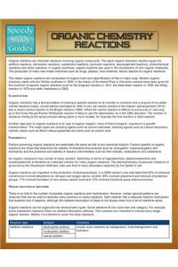 Organic Chemistry Reactions (Speedy Study Guide)