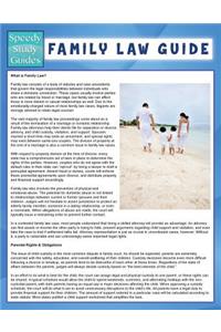 Family Law Guide (Speedy Study Guide)