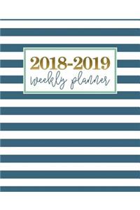 2018-2019 Weekly Planner