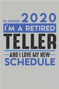 Weekly Planner 2020 - 2021 for retired TELLER