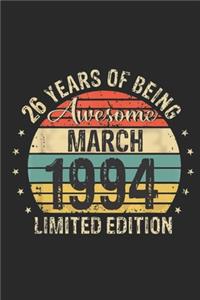 Born March 1994 Limited Edition Bday Gifts