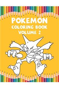 Pokemon Coloring Book Volume 2