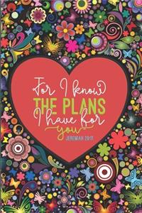 Christian Prayer Journal With Bible Verse on Cover