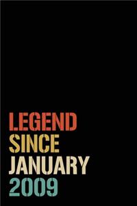 Legend Since January 2009