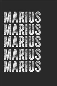 Name MARIUS Journal Customized Gift For MARIUS A beautiful personalized