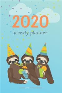 2020 Party Sloth Planner