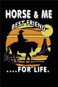 Horse and me best friend for life