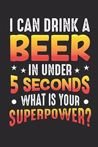 I Can Drink A Beer In Under 5 Seconds What Is Your Superpower