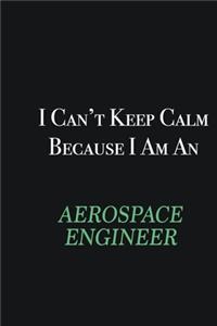 I cant Keep Calm because I am an aerospace engineer