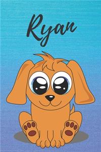 Ryan dog coloring book / notebook / journal / diary