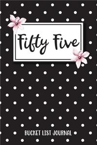 Fifty Five Bucket List Journal