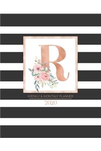 Weekly & Monthly Planner 2020 R