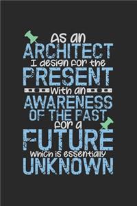 As An Architect I Design For The Present With An Awareness Of The Past For A Future Which Is Essentially Unknown