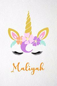 Maliyah A5 Lined Notebook 110 Pages