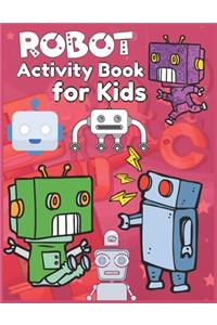 Robot Activity Book For Kids